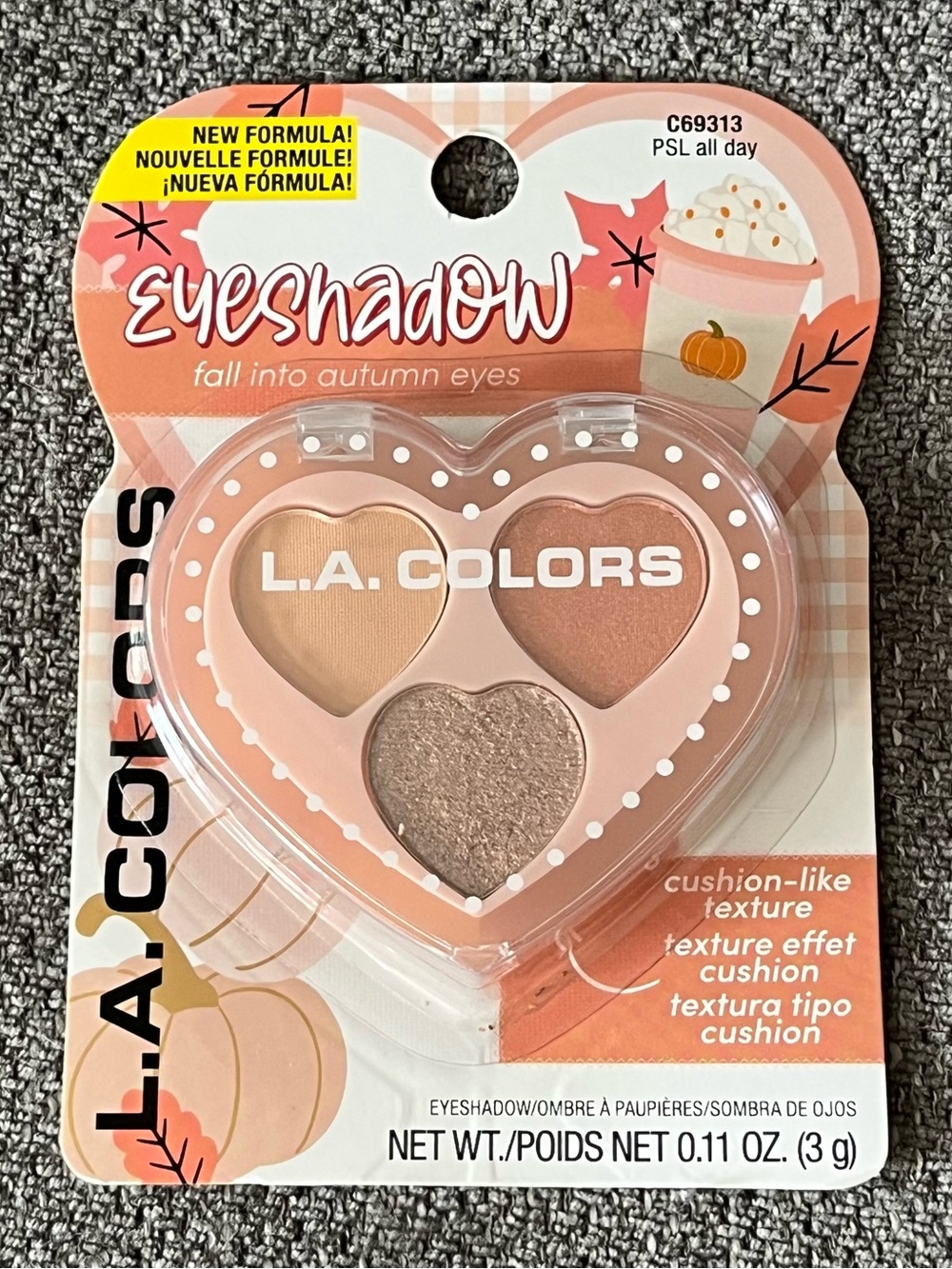 La Colors Pumpkin Spice PSL All Day Heart Eyeshadow Palette Fall Autumn Boho